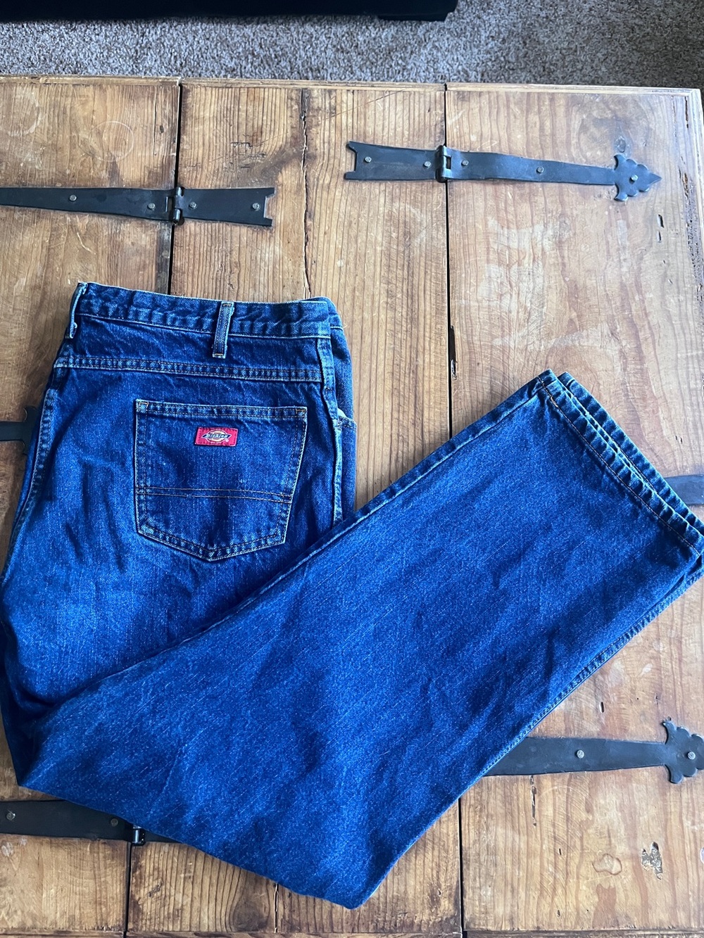 Dickies Men’s Straight Jeans - Deep Blue Denim